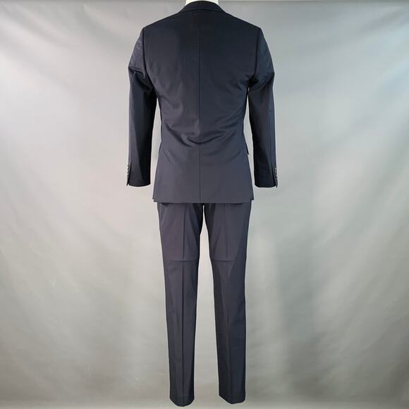 J.CREW Size 36 Short Ludlow Navy Wool Slim Fit Notch Lapel Suit - Picture 3 of 13